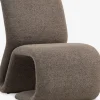 GULDBJERGFauteuil lounge GULDBJERG tissu sable foncé