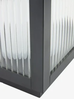 GULDSMEDLanterne GULDSMED l22xL22xH48cm a/LED noir
