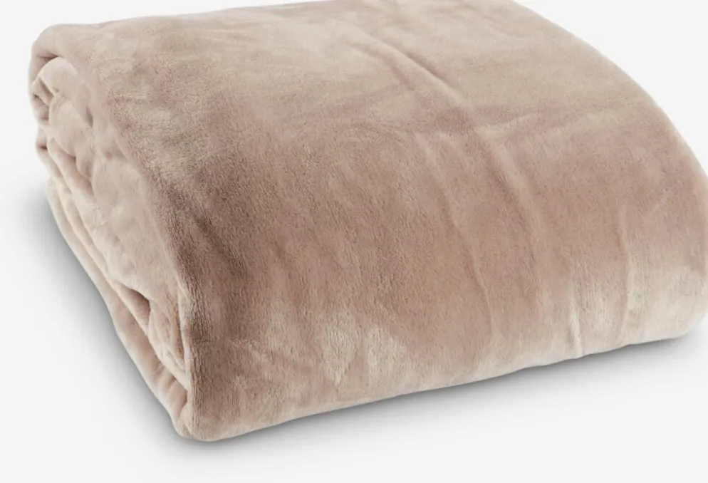 GULSKOLMPlaid polaire GULSKOLM 220x240 taupe