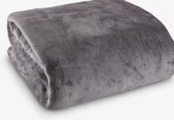 GULSKOLMPlaid polaire GULSKOLM 220x240 gris