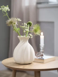 GUNNIVase GUNNI Ø14xH18cm blanc