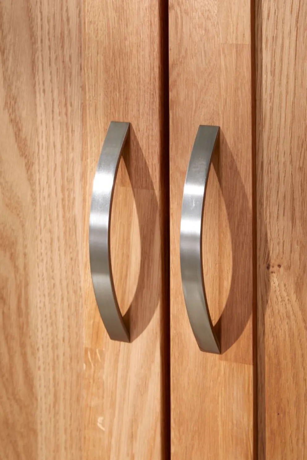 HAGECommode 2 tiroirs 2 portes HAGE chêne naturel