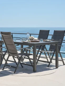 HAGEN + MYSENHAGEN L160 table + 4 MYSEN chaises gris