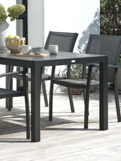 HAGENTable de jardin HAGEN l92xL160 gris