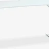 HALBJERGBureau gaming HALBJERG 65x135 a/LED blanc