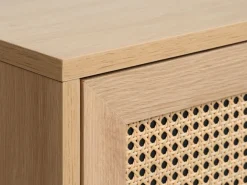 HALMSTADArmoire HALMSTAD 2 portes coloris chêne chaud