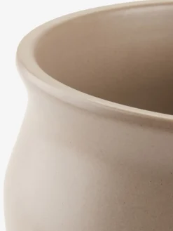HARALDURCache-pot HARALDUR Ø20xH17cm gris chaud