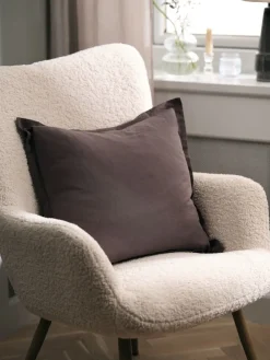 HASSELHousse de coussin HASSEL 50x50 brun