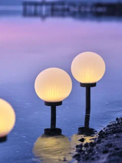 HAUKUGLELampe solaire HAUKUGLE Ø18xH46cm blanc