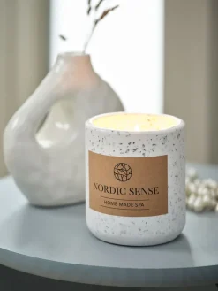 HEINIBougie parfumée HEINI Ø9xH10cm terazzo