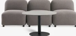 HELAGS + TANEEnsemble lounge HELAGS noir + TANE 3 personnes sable foncé