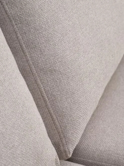 HELLERUPCanapé HELLERUP méridienne tissu beige/chêne