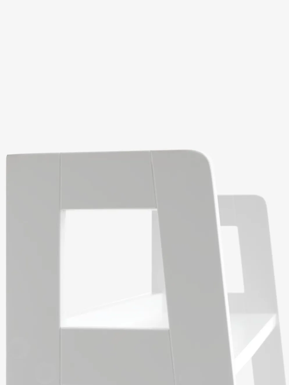 HERNINGBibliothèque HERNING 5 tablettes blanc