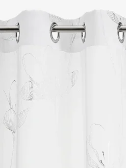 HESSARideau HESSA 1x140x300 argenté/blanc