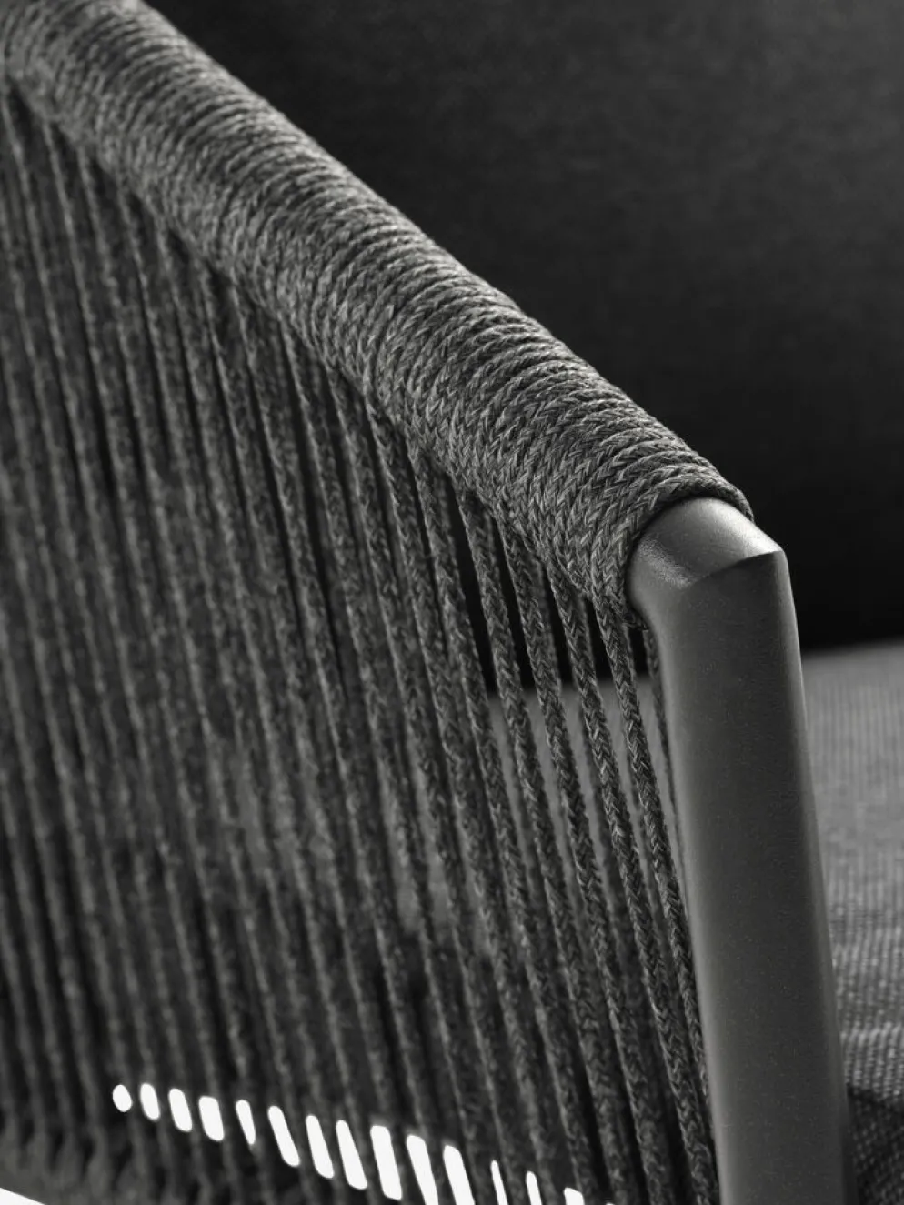 HESTEHAVE + GILJAHESTEHAVE L205/275 table noir + 4 GILJA chaises gris