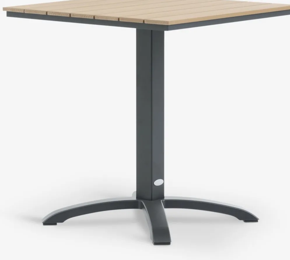 HOBRO + GUDHJEMTHY L60 table + 2 GUDHJEM chaises naturel