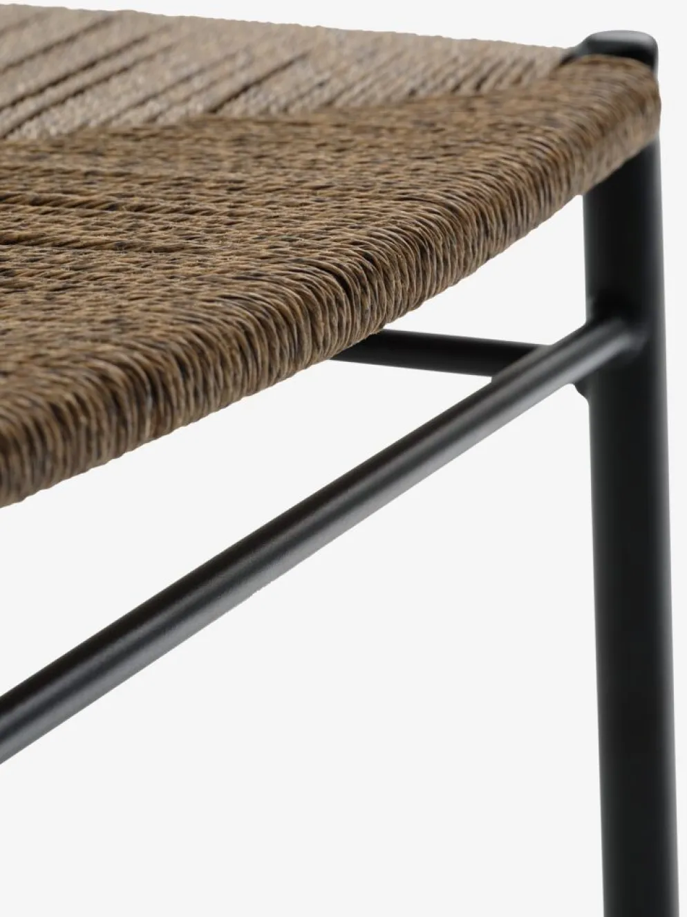 HOBRO + TAGMARKHOBRO L70 table naturel + 2 TAGMARK chaises noir
