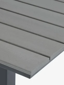 HOBRO + TAGMARKHOBRO L70 table gris + 2 TAGMARK chaises noir