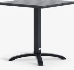 HOBROTable bistrot HOBRO l70xL70 noir