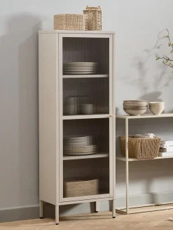 HOPTRUPVitrine HOPTRUP 1 porte beige