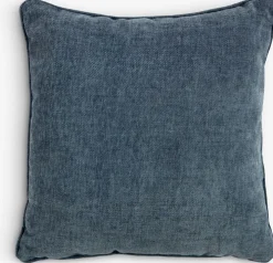 HORNFIOLCoussin HORNFIOL 45x45 chenille bleu