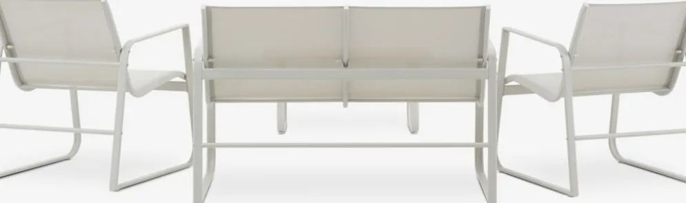 HORNSLETEnsemble lounge HORNSLET 4 personnes beige