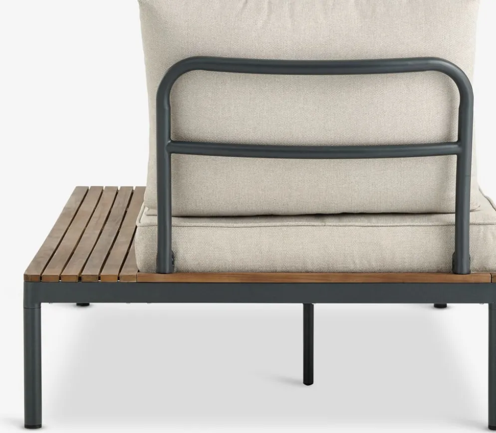 HOUEnsemble lounge HOU a/méridienne 3 personnes acacia
