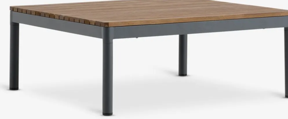 HOUModule lounge HOU table l75xL75 bois d'acacia