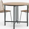 HOVVIG + MIDDAGSBERGETHOVVIG L10/90 table + 2 MIDDAGSBERGET chaises naturel