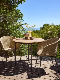 HOVVIG + TUERNEHOVVIG L10/90 table + 2 TUERNE chaises naturel