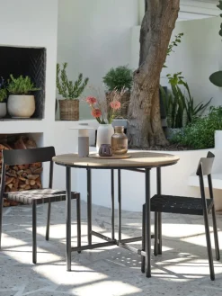 HOVVIGTable de jardin HOVVIG Ø90xL18/90 naturel