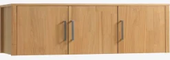 HUGGETMeuble haut HUGGET 139x43 coloris chêne naturel