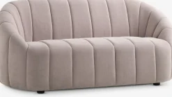 HUNDIGECanapé HUNDIGE 2 places tissu beige