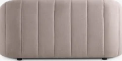 HUNDIGECanapé HUNDIGE 2 places tissu beige