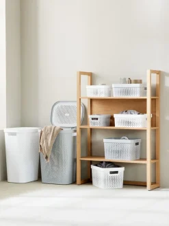 INFINITYPanier à linge INFINITY plastique gris