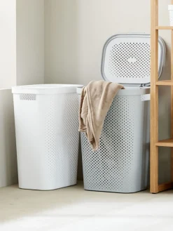 INFINITYPanier à linge INFINITY plastique gris