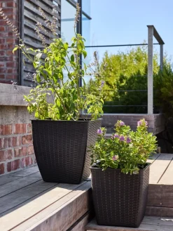 ISLOMPanier pour plantes ISLOM 31x31x32 noir