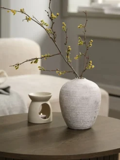 IVARVase IVAR Ø17xH21cm blanc/gris