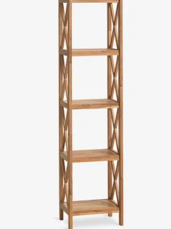 JANNERUPÉtagère JANNERUP 5 tablettes étroites coloris chêne naturel