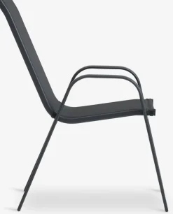 JERSORE + LEKNESJERSORE L140 table + 4 LEKNES chaises noir
