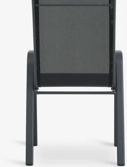 JERSORE + LEKNESJERSORE L140 table + 4 LEKNES chaises noir