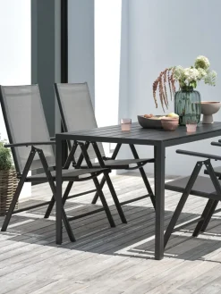 JERSORE + MELLBYJERSORE L140 table + 4 MELLBY chaises noir