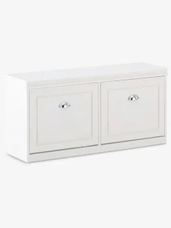 JERUPMeuble chaussures/banc JERUP 2 compartiments blanc