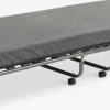 JESBYLit d'appoint JESBY 80x190 gris anthracite