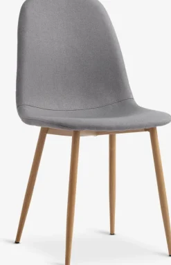JONSTRUPChaise JONSTRUP tissu gris/coloris chêne naturel