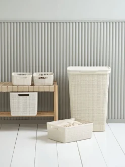 JUTEPanier JUTE 20L plastique blanc cassé