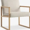 KALUNDBORGFauteuil KALUNDBORG tissu sable/chêne naturel