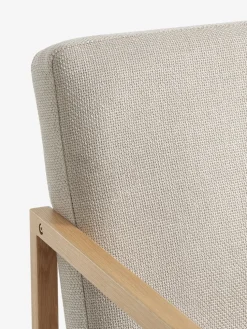 KALUNDBORGFauteuil KALUNDBORG tissu sable/chêne naturel