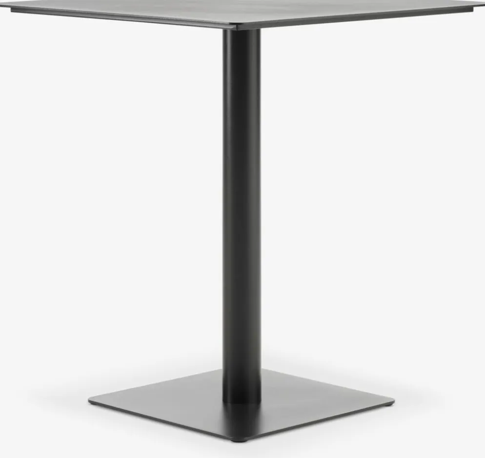 KAPPRUET + INGSTRUPKAPPRUET L65 table + 2 INGSTRUP chaises noir