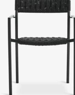 KAPPRUET + TRILLEVALLENKAPPRUET L65 table + 2 TRILLEVALLEN chaises noir